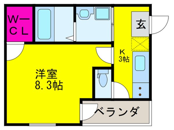 フジパレス喜連瓜破Ⅱ番館の物件間取画像